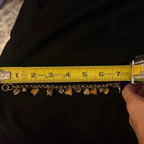 Gold-Tone AdjusGold Adjustable Floral Charm Bracelet🤩SEE OFFER IN DESCRIPTION🤩 - Picture 9 of 11